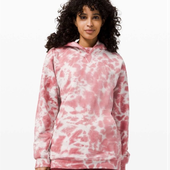 Lululemon All Yours Hoodie Tie Dye Fleece Brier lightweight size: 10 - Picture 1 of 13